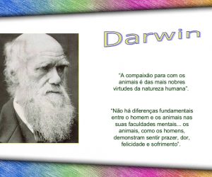 Gênio da humanidade vegetariano: Darwin