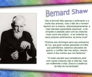 Gênio da humanidade vegetariano: Bernard Shaw